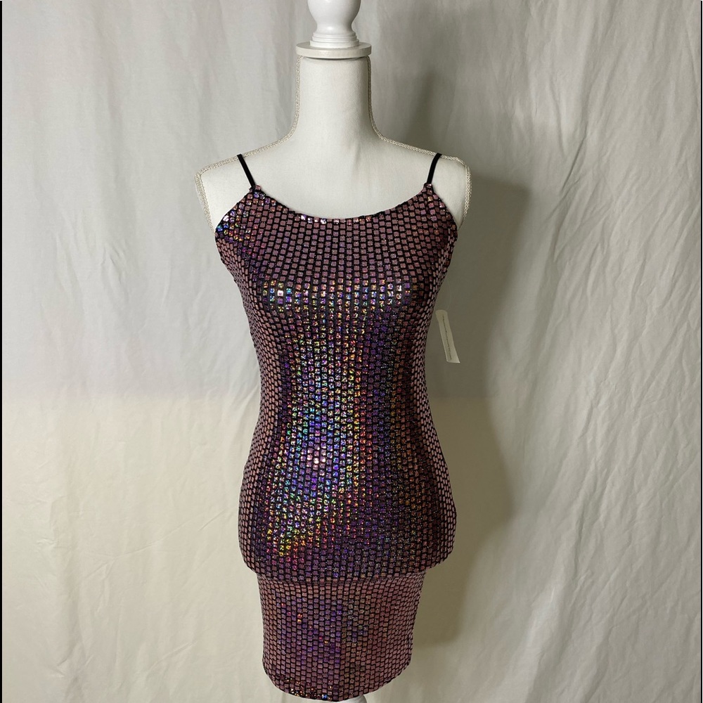 Pink Shimmery Party Dress